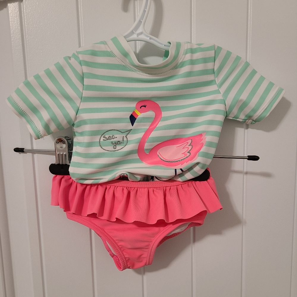 🌟5/$25 Carter's 2 Piece Swimsuit Size 9 Months